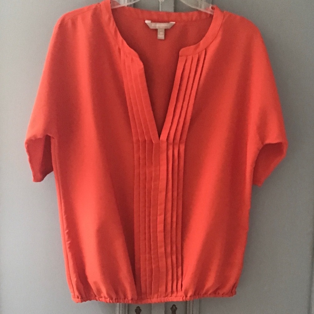 Banana Republic Bright Orange Blouse